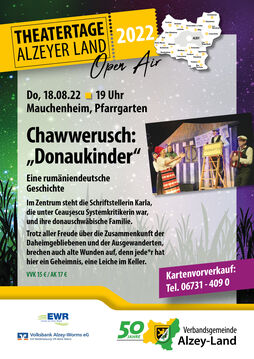 Donnerstag, 18.08.2022 - Chawwerusch: "Donaukinder"