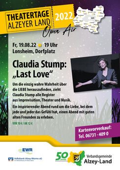 Freitag, 19.08.2022 - Claudia Stump: "Last Love"